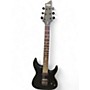 Used Schecter Guitar Research Damien 6 Black Solid Body Electric Guitar Black