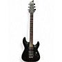 Used Schecter Guitar Research Damien 6 Black Solid Body Electric Guitar Black