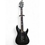 Used Schecter Guitar Research Damien 6 FR Black Solid Body Electric Guitar Black