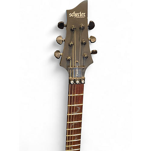 Used Schecter Guitar Research Damien 6 MATTE BLACK Solid Body Electric Guitar MATTE BLACK