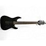 Used Schecter Guitar Research Damien 7 String Black Solid Body Electric Guitar Black