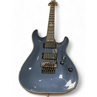 Schecter Guitar Research Used Schecter Guitar Research Damien Elite 6 Floyd Rose Metallic Blue Solid Body Electric Guitar