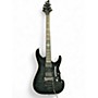 Used Schecter Guitar Research Damien Elite 6 Floyd Rose See-Thru Black Solid Body Electric Guitar See-Thru Black