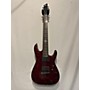 Used Schecter Guitar Research Used Schecter Guitar Research Damien Elite 7 Crimson Red Trans Solid Body Electric Guitar Crimson Red Trans