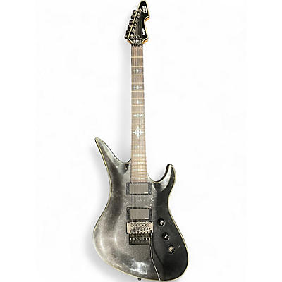 Used Schecter Guitar Research Damien Elite Avenger Floyd Rose Black Solid Body Electric Guitar