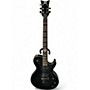 Used Schecter Guitar Research Damien Elite Solo Black Solid Body Electric Guitar Black