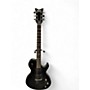 Used Schecter Guitar Research Damien Elite Solo Black Solid Body Electric Guitar Black