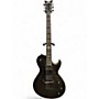 Used Schecter Guitar Research Damien Elite Solo Black Solid Body Electric Guitar Black