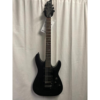 Schecter Guitar Research Used Schecter Guitar Research Damien Floyd Rose Black Solid Body Electric Guitar