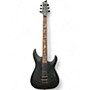 Used Schecter Guitar Research Damien Floyd Rose Satin Black Solid Body Electric Guitar Satin Black