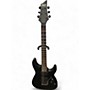Used Schecter Guitar Research Damien Platinum 6 FR Satin Black Solid Body Electric Guitar Satin Black