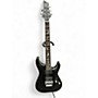 Used Schecter Guitar Research Damien Platinum 6 Floyd Rose Black Solid Body Electric Guitar Black