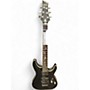 Used Schecter Guitar Research Damien Platinum 6 Floyd Rose Black Solid Body Electric Guitar Black