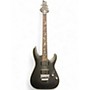 Used Schecter Guitar Research Damien Platinum 6 Floyd Rose Black Solid Body Electric Guitar Black