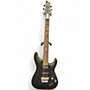 Used Schecter Guitar Research Damien Platinum 6 Floyd Rose Gray Solid Body Electric Guitar Gray