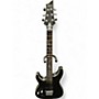 Used Schecter Guitar Research Damien Platinum 6 Floyd Rose Left Handed Sustainiac Satin Black Solid Body Electric Guitar Satin Black
