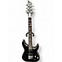 Used Schecter Guitar Research Damien Platinum 6 Floyd Rose Sustainiac  Black Solid Body Electric Guitar Black