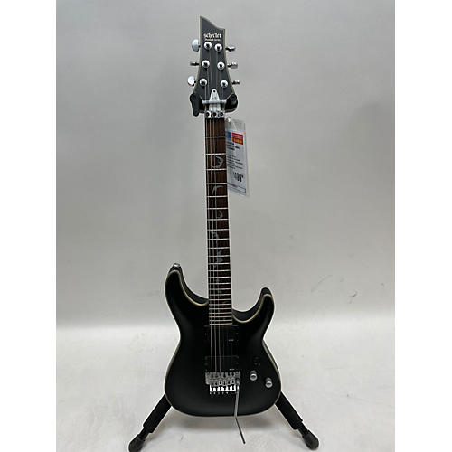 Schecter Guitar Research Used Schecter Guitar Research Damien Platinum 6 Trans Gray Solid Body Electric Guitar Trans Gray