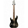 Used Schecter Guitar Research Damien Platinum 7 Left Satin Black Solid Body Electric Guitar Satin Black