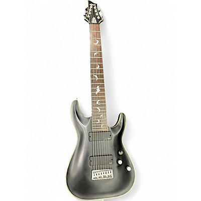 Used Schecter Guitar Research Damien Platinum 8 BLACK Solid Body Electric Guitar