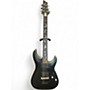 Used Schecter Guitar Research Damien Platinum BLACK Solid Body Electric Guitar BLACK