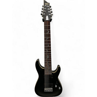 Schecter Guitar Research Used Schecter Guitar Research Damien Platinum Black Solid Body Electric Guitar