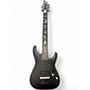 Used Schecter Guitar Research Damien Platinum Black Solid Body Electric Guitar Black
