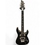 Used Schecter Guitar Research Damien Platinum Black Solid Body Electric Guitar Black