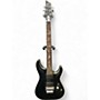 Used Schecter Guitar Research Damien Platinum Black Solid Body Electric Guitar Black