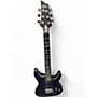 Used Schecter Guitar Research Damien Platinum Black Solid Body Electric Guitar Black