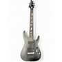 Used Schecter Guitar Research Damien Platinum Black Solid Body Electric Guitar Black