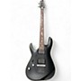Used Schecter Guitar Research Damien Platinum Left Handed Black Electric Guitar Black