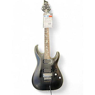 Schecter Guitar Research Used Schecter Guitar Research Damien Platinum Satin Black Solid Body Electric Guitar