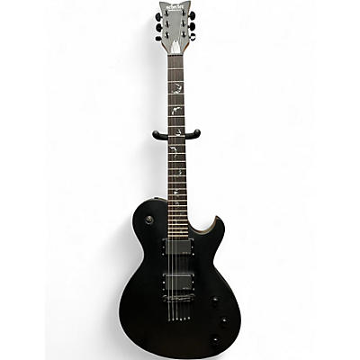 Used Schecter Guitar Research Damien Solo 6 Black Solid Body Electric Guitar