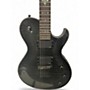 Used Schecter Guitar Research Damien Solo Elite  Trans Black Solid Body Electric Guitar Trans Black