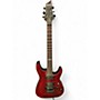 Used Schecter Guitar Research Damien Special Floyd Rose Vampyre Red Solid Body Electric Guitar Vampyre Red