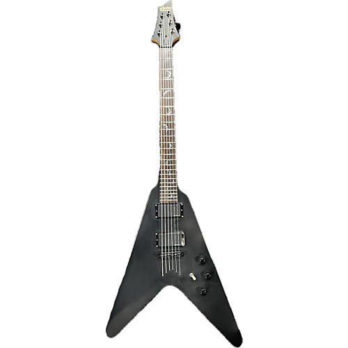 Schecter Guitar Research Used Schecter Guitar Research Damien V1 Black Solid Body Electric Guitar Black