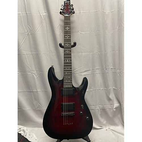 Schecter Guitar Research Used Schecter Guitar Research Demon 6 Black Cherry Solid Body Electric Guitar Black Cherry