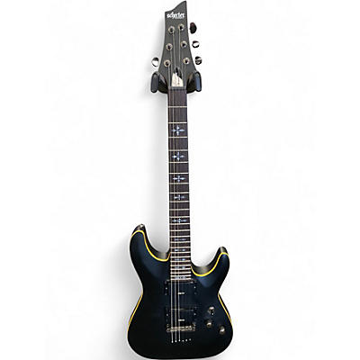 Used Schecter Guitar Research Demon 6 Black Solid Body Electric Guitar