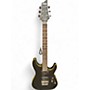 Used Schecter Guitar Research Demon 6 Black and Gold Solid Body Electric Guitar Black and Gold