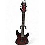 Used Schecter Guitar Research Used Schecter Guitar Research Demon 6 Crimson Red Burst Solid Body Electric Guitar Crimson Red Burst