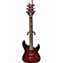 Used Schecter Guitar Research Demon 6 Crimson Red Burst Solid Body Electric Guitar Crimson Red Burst
