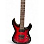 Used Schecter Guitar Research Demon 6 Crimson Red Burst Solid Body Electric Guitar Crimson Red Burst