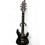 Used Schecter Guitar Research Demon 6 FR Black Solid Body Electric Guitar Black