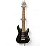Used Schecter Guitar Research Demon-6 FR Black Solid Body Electric Guitar Black