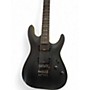 Used Schecter Guitar Research Demon 6 FR Black Solid Body Electric Guitar Black