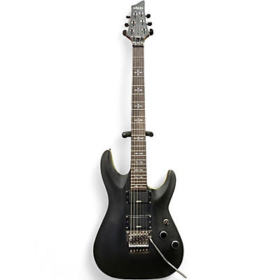 Used Schecter Guitar Research Demon 6 FR Flat Black Solid Body Electric Guitar