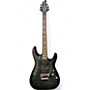 Used Schecter Guitar Research Demon 6 FR Trans Black Solid Body Electric Guitar Trans Black