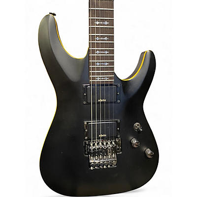 Used Schecter Guitar Research Demon 6 Flat Black Solid Body Electric Guitar