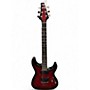 Used Schecter Guitar Research Demon 6 Red Solid Body Electric Guitar Red